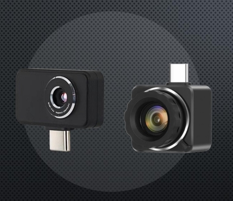 Câmera térmica de smartphone móvel Sensor simples Taxa de quadros 50fps Imagem