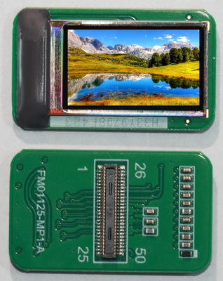 Resolução 1400×1050, Brilho máximo 30000cd/m2, Cor do ecrã Verde único, Microdisplay leve de 0,71 polegadas de silicone Micro OLED com alta definição para VR AR e drones