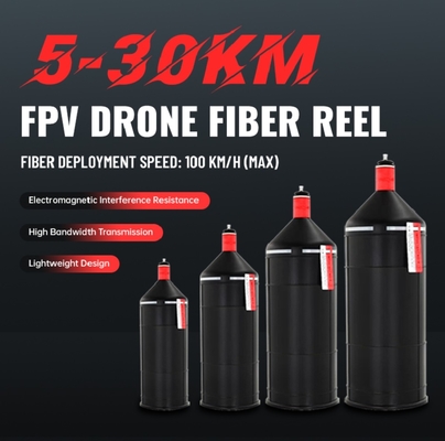 반 간섭 1FPV 드론 섬유 스릴 30KM 범위 100KM / H 광범위한 온도 범위에서 고속 통신을 위해 배치